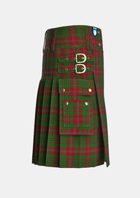 Utility_McNee_Tartan_6917_kilt_right_image_with_pleated_design_and_adjustable_buckles_for_men