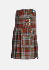 Utility_Mcallister_tartan_6629_kilt_right_image_with_pleated_design_and_adjustable_buckles_for_men