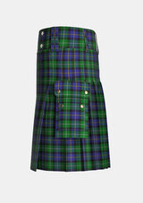 Utility_Mccormick_tartan_7161_kilt_left_image_with_pleated_design_and_adjustable_buckles_for_men