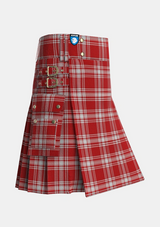 Utility_Menzies_1815_Tartan_1699_kilt_side_image_with_pleated_design_and_adjustable_buckles_for_men
