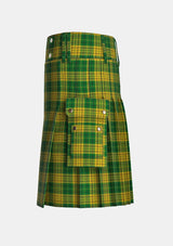 Utility_Meredith_of_Wales_Tartan_6167_kilt_left_image_with_pleated_design_and_adjustable_buckles_for_men