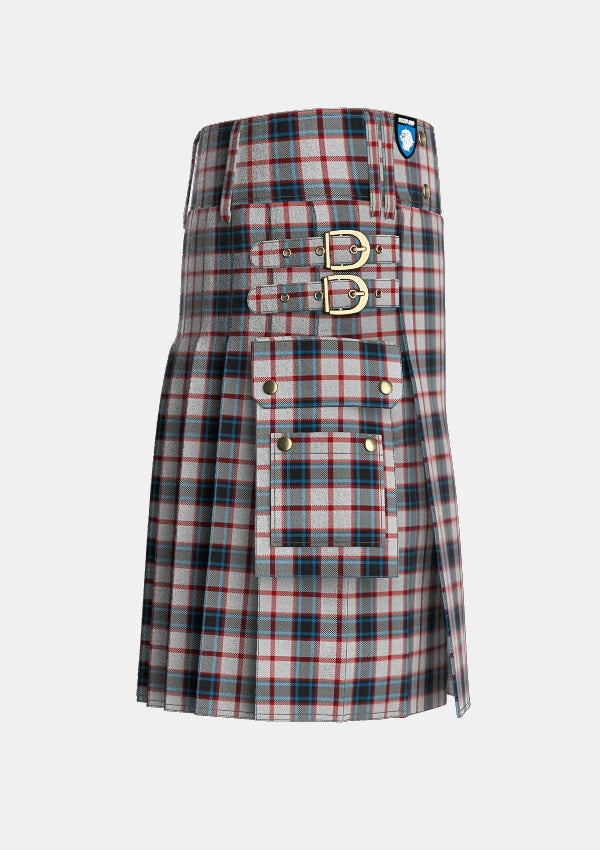 Utility_Merrilees_Dress_Dance_Tartan_6369_kilt_right_image_with_pleated_design_and_adjustable_buckles_for_men