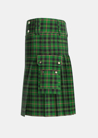 Utility_Merwe_Tartan_6215_kilt_left_image_with_pleated_design_and_adjustable_buckles_for_men