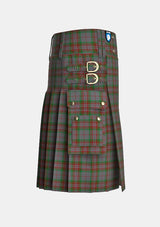 Utility_Modern_Robertson_tartan_2148_kilt_right_image_with_pleated_design_and_adjustable_buckles_for_men