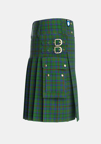 Utility_Moncrieff_of_Atholl_Tartan_5940_kilt_right_image_with_pleated_design_and_adjustable_buckles_for_men