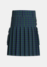 Utility_Montgomery_2_Tartan_114_kilt_back_image_with_pleated_design_and_adjustable_buckles_for_men