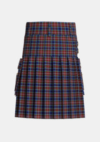 Utility_Moon_Georgia_USA_Tartan_4100_kilt_back_image_with_pleated_design_and_adjustable_buckles_for_men