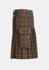 Utility_Moray_of_Abercairny_Tartan_51_kilt_left_image_with_pleated_design_and_adjustable_buckles_for_men
