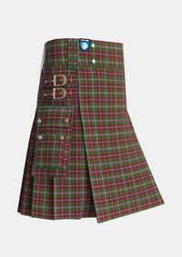 Utility_Moray_of_Abercairny_Tartan_51_kilt_side_image_with_pleated_design_and_adjustable_buckles_for_men