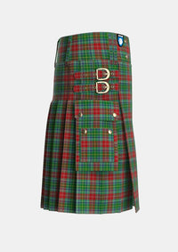 Utility_Muirhead_2_Tartan_3099_kilt_right_image_with_pleated_design_and_adjustable_buckles_for_men