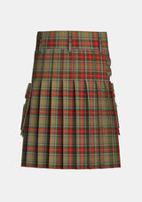 Utility_Muirhead_Tartan_6001_kilt_back_image_with_pleated_design_and_adjustable_buckles_for_men
