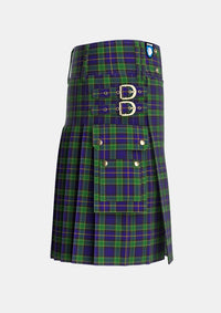 Utility_Mulholland_Personal_Tartan_5649_kilt_right_image_with_pleated_design_and_adjustable_buckles_for_men