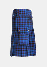 Utility_Mundigl_Tartan_6066_kilt_left_image_with_pleated_design_and_adjustable_buckles_for_men
