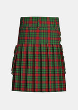 Utility_Murdoch_Tartan_5646_kilt_back_image_with_pleated_design_and_adjustable_buckles_for_men