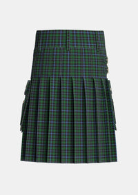 Utility_Murray_1830_40_Tartan_52_kilt_back_image_with_pleated_design_and_adjustable_buckles_for_men