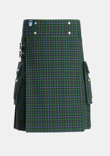 Utility_Murray_1830_40_Tartan_52_kilt_front_image_with_pleated_design_and_adjustable_buckles_for_men