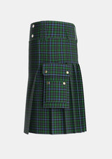 Utility_Murray_1830_40_Tartan_52_kilt_left_image_with_pleated_design_and_adjustable_buckles_for_men