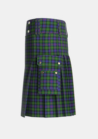 Utility_Murray_of_Atholl_2_Tartan_281_kilt_left_image_with_pleated_design_and_adjustable_buckles_for_men