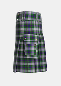 Utility_Murray_of_Atholl_Dress_Tartan_1363_kilt_left_image_with_pleated_design_and_adjustable_buckles_for_men