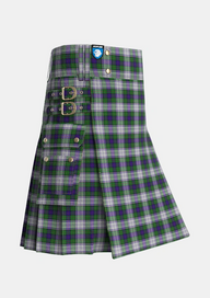 Utility_Murray_of_Atholl_Dress_Tartan_1363_kilt_side_image_with_pleated_design_and_adjustable_buckles_for_men