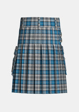 Utility_Napier_tartan_kilt_back_image_with_pleated_design_and_adjustable_buckles_for_men
