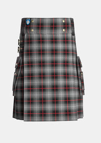 Utility_Nike_Golf_Dark_Tartan_10569_kilt_front_image_with_pleated_design_and_adjustable_buckles_for_men