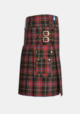 Utility_Norwegian_Night_Tartan_10772_kilt_right_image_with_pleated_design_and_adjustable_buckles_for_men