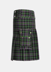Utility_OBoyle_Tartan_5946_kilt_left_image_with_pleated_design_and_adjustable_buckles_for_men