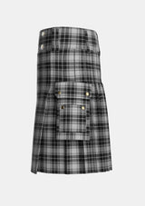 Utility_OSullivan_Beare_Tartan_5883_kilt_left_image_with_pleated_design_and_adjustable_buckles_for_men