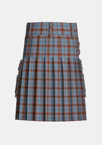 Utility_O_Connor_Dress_Tartan_6398_kilt_back_image_with_pleated_design_and_adjustable_buckles_for_men