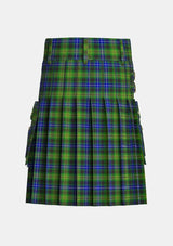 Utility_O_Doherty_Tartan_10566_kilt_back_image_with_pleated_design_and_adjustable_buckles_for_men