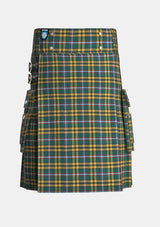 Utility_O_neill_tartan_2663_kilt_front_image_with_pleated_design_and_adjustable_buckles_for_men