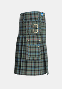 Utility_Ogilvie_of_Inverarity_VS_1_Ochterlonie_Tartan_6082_kilt_right_image_with_pleated_design_and_adjustable_buckles_for_men
