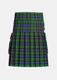 Utility_Ogilvie_of_Inverarity_VS_2_Tartan_666_kilt_back_image_with_pleated_design_and_adjustable_buckles_for_men
