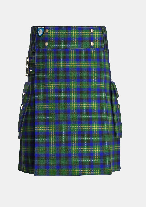 Utility_Orr_Sharp_Tartan_14640_kilt_front_image_with_pleated_design_and_adjustable_buckles_for_men