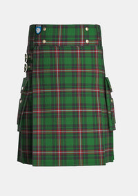 Utility_Page_Tartan_7468_kilt_front_image_with_pleated_design_and_adjustable_buckles_for_men