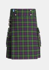 Utility_Paget_Personal_Tartan_2072_kilt_front_image_with_pleated_design_and_adjustable_buckles_for_men