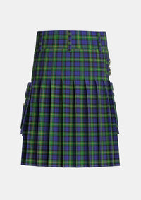 Utility_Paterson_Dalgleish_Version_Tartan_3886_kilt_back_image_with_pleated_design_and_adjustable_buckles_for_men