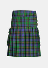 Utility_Paterson_tartan_4174_kilt_back_image_with_pleated_design_and_adjustable_buckles_for_men