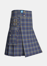 Utility_Patrick_Tartan_11972_kilt_side_image_with_pleated_design_and_adjustable_buckles_for_men