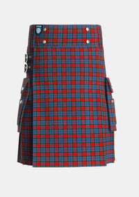 Utility_Patterson_John_Personal_Tartan_2191_kilt_front_image_with_pleated_design_and_adjustable_buckles_for_men