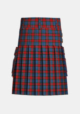 Utility_Patterson_John_tartan_2191_kilt_back_image_with_pleated_design_and_adjustable_buckles_for_men