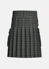 Utility_Patterson_Robert_Family_Tartan_14997_kilt_back_image_with_pleated_design_and_adjustable_buckles_for_men