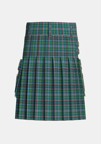 Utility_Penman_Tartan_166_kilt_back_image_with_pleated_design_and_adjustable_buckles_for_men