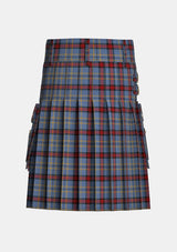 Utility_Perkins_Tartan_11211_kilt_back_image_with_pleated_design_and_adjustable_buckles_for_men