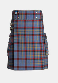 Utility_Perkins_Tartan_11211_kilt_front_image_with_pleated_design_and_adjustable_buckles_for_men