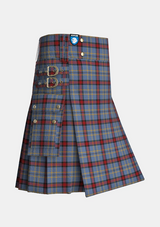 Utility_Perkins_Tartan_11211_kilt_side_image_with_pleated_design_and_adjustable_buckles_for_men