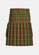 Utility_Pierce_Tartan_4150_kilt_back_image_with_pleated_design_and_adjustable_buckles_for_men