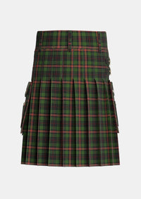 Utility_Pilette_of_Kinnear_Personal_Tartan_5504_kilt_back_image_with_pleated_design_and_adjustable_buckles_for_men