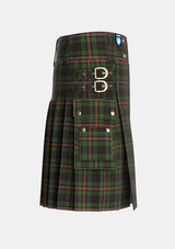 Utility_Pilette_of_Kinnear_Personal_Tartan_5504_kilt_right_image_with_pleated_design_and_adjustable_buckles_for_men